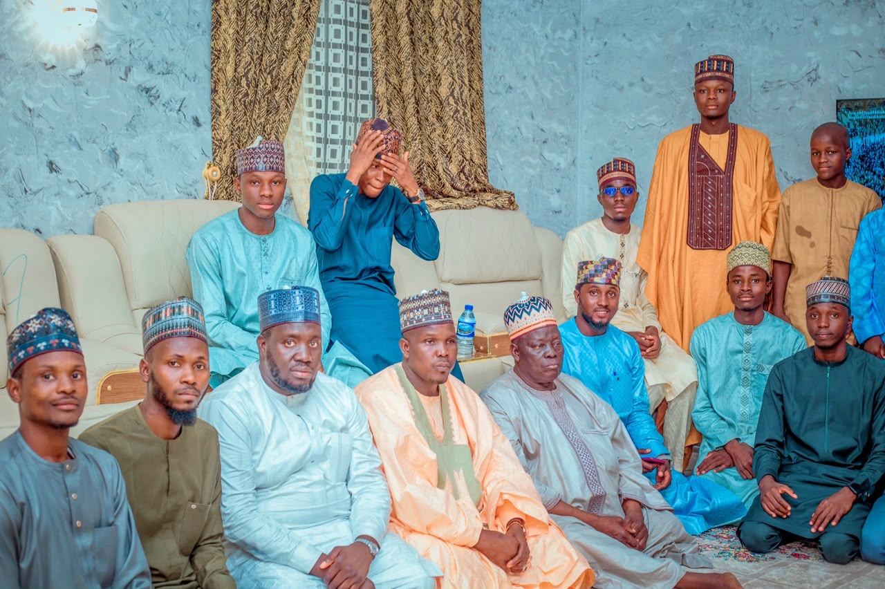 The Bazuwa family gathered together